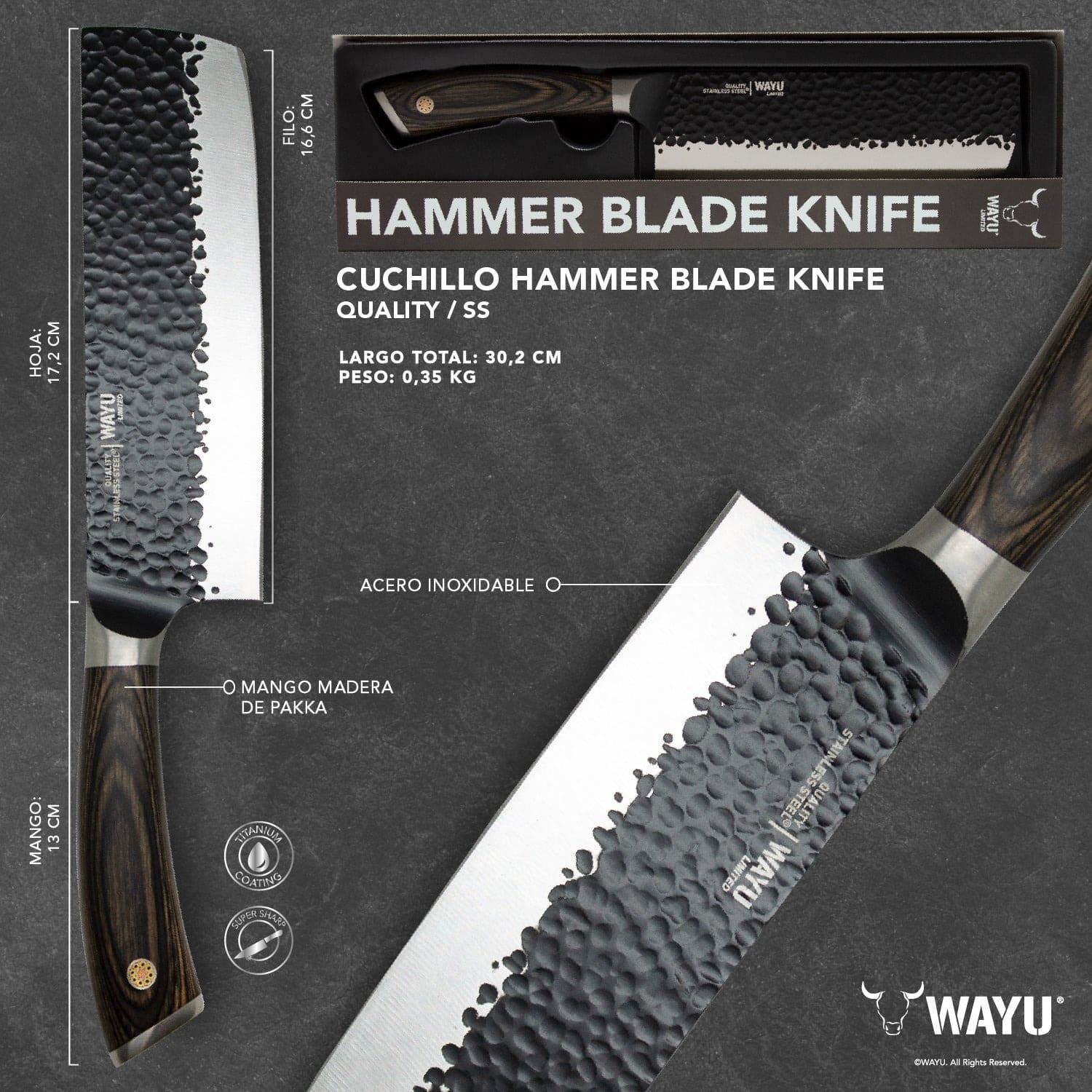 Cuchillo Hacha Hammer Wayu image number 1.0
