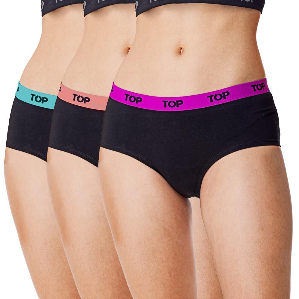 Pack Pantaleta Mujer Top / 3 Piezas image number 4.0