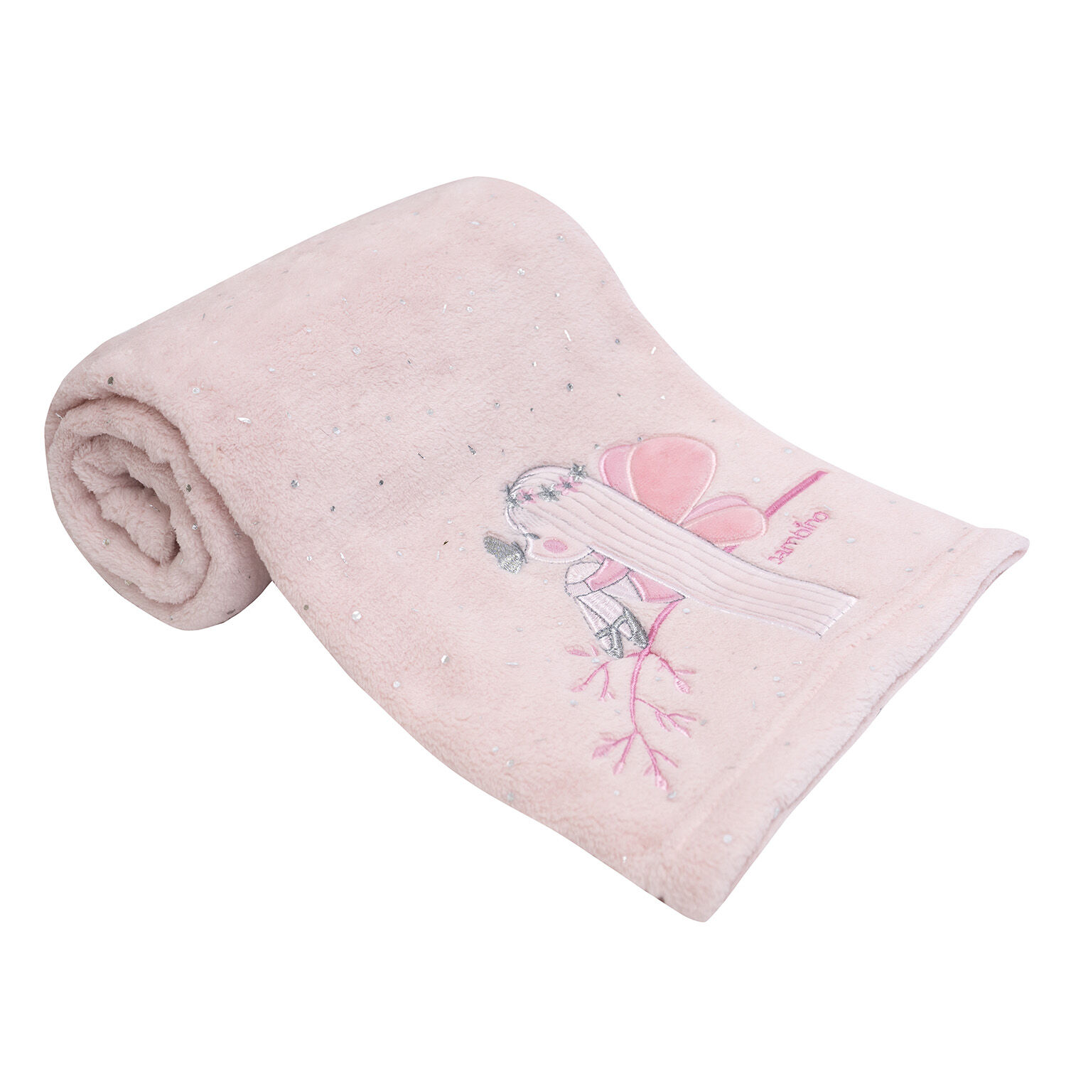 Frazada De Coral Plush Rosado Hada Ni&ntilde;a image number 1.0