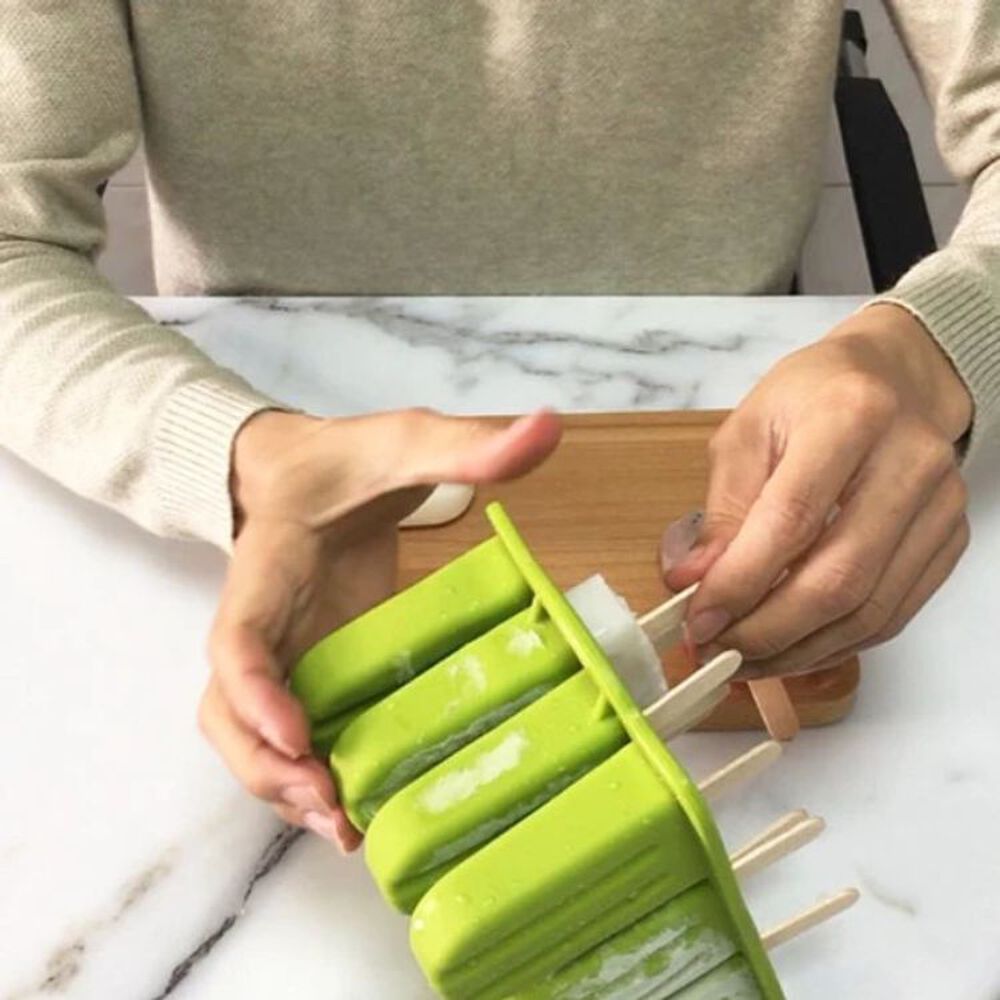 Molde Silicona De Helados Paleta + Accesorios Preparaci&oacute;n image number 4.0