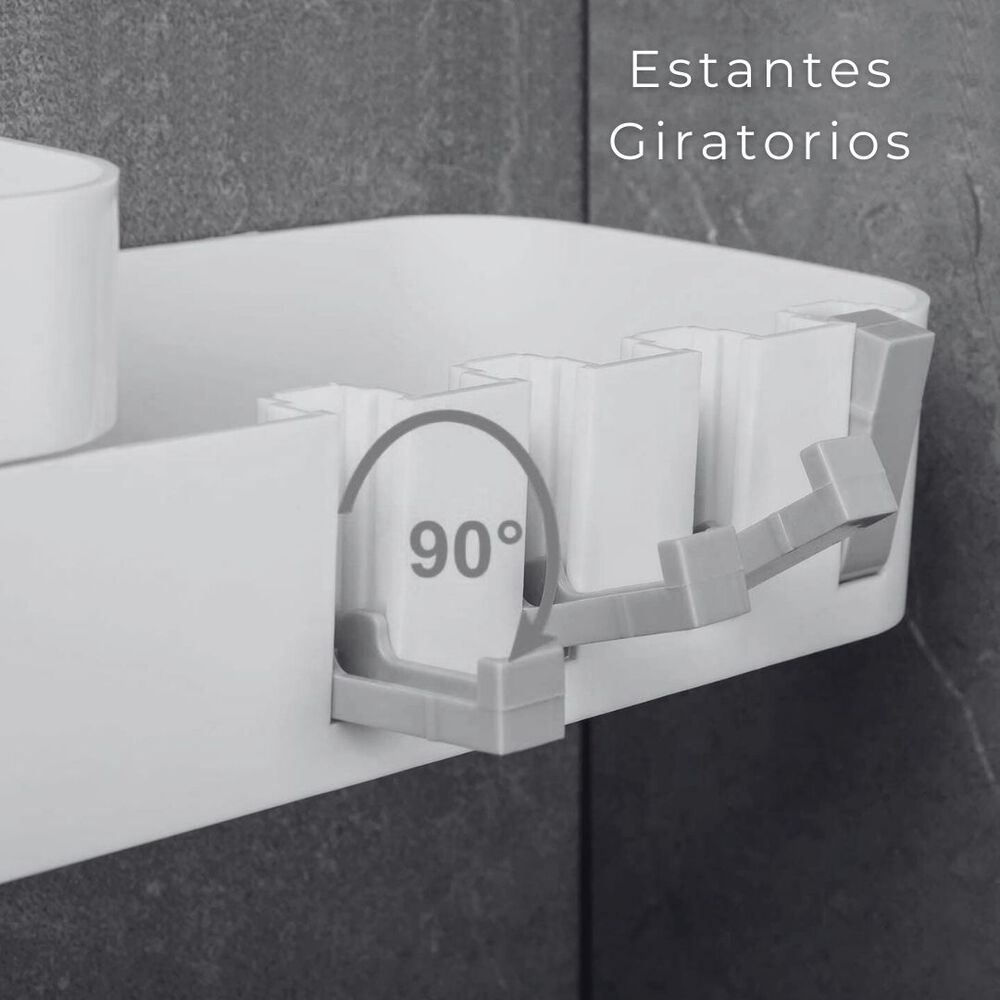 Organizador Esquinero Ajustable Multiuso Para Baño Y Cocina image number 6.0