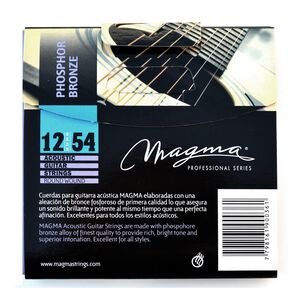 Set Cuerdas Guitarra Acustica Ga140pb Magma