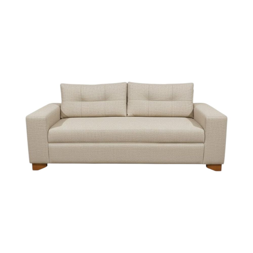 Sofa Paris Dos Cuerpos Lino Beige image number 0.0