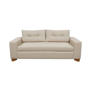 Sofa Paris Dos Cuerpos Lino Beige
