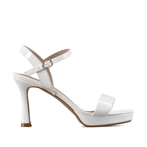 Sandalia Casual Taco Alto Simil Charol Mujer Weide You537