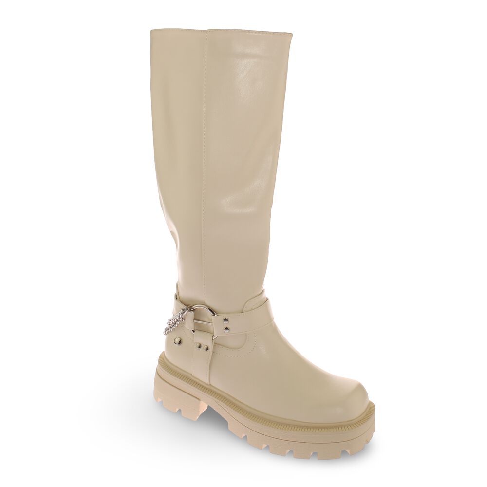 Bota Cadena Beige Vía Franca Art. 5xzn536bkhaki image number 0.0