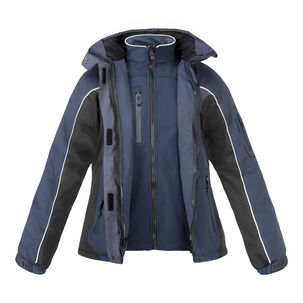 Parka Mujer 3 En 1 Azul Z-9600