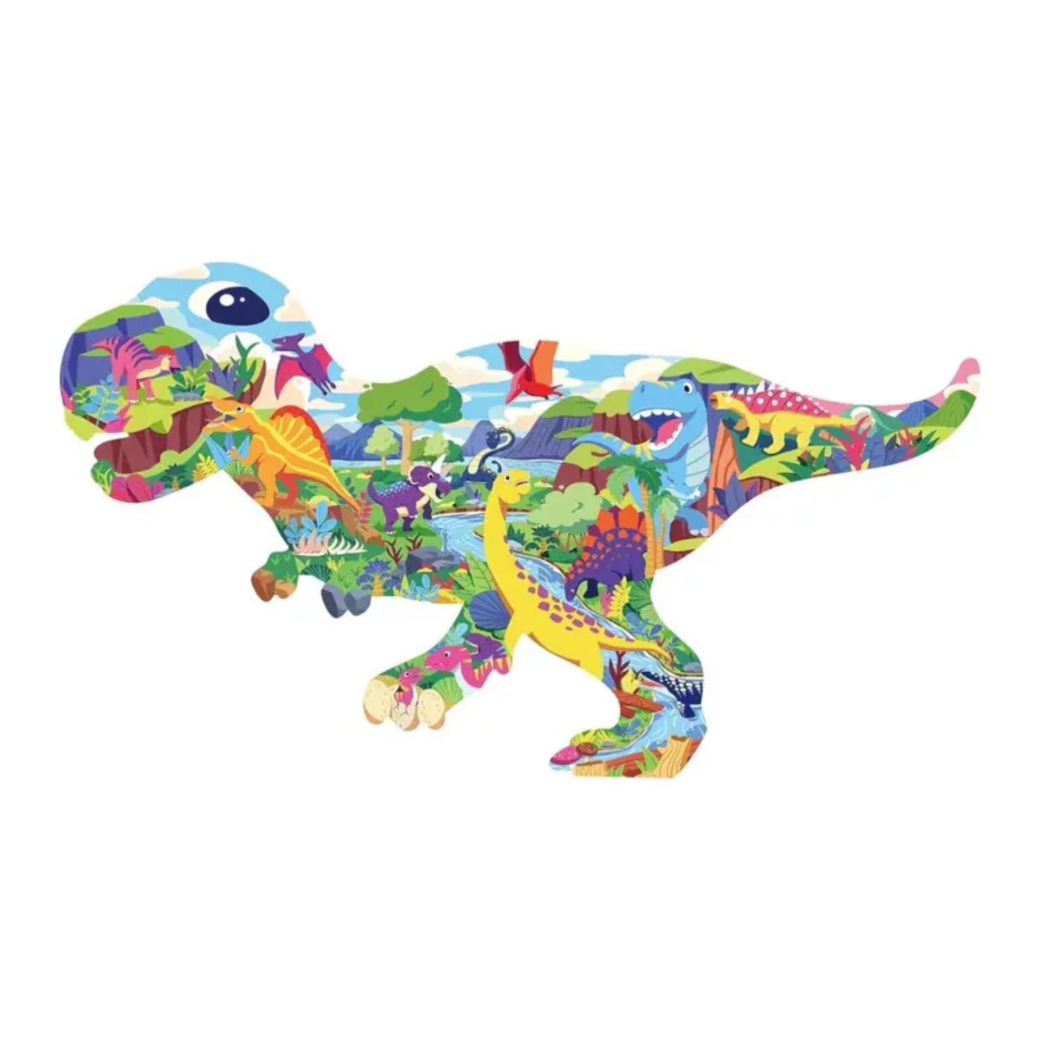 Juguete Rompecabezas 105 Piezas Tyrannosaurus Infantil image number 0.0