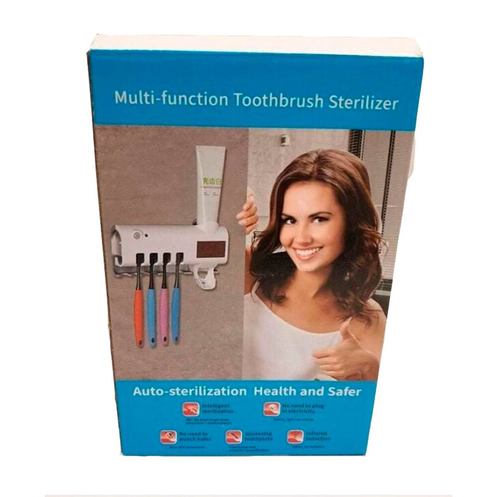 Soporte Esterilizador Multifuncional Uv Para Cepillos De Dientes image number 1.0