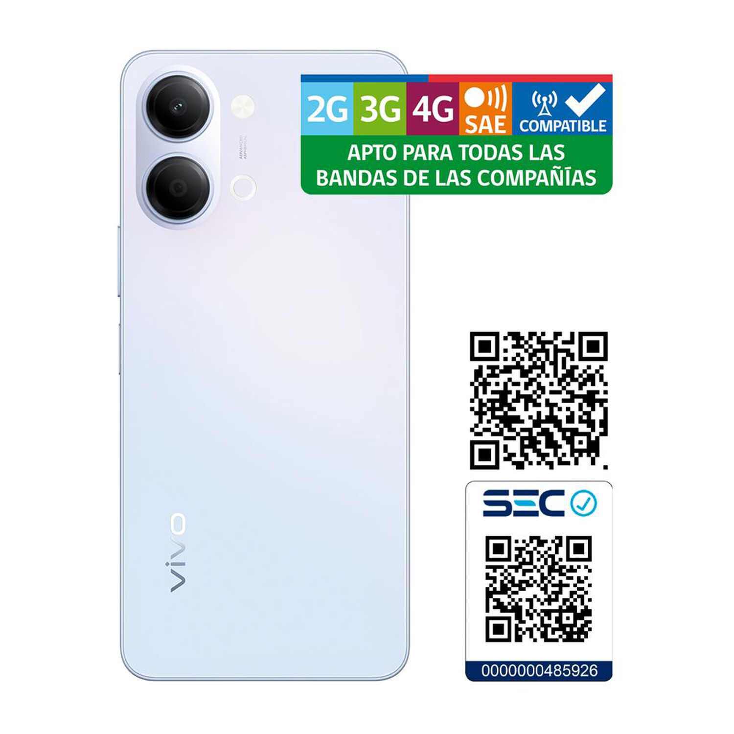 Smartphone Vivo Y05 / 128 GB / Azul / Liberado image number 4.0