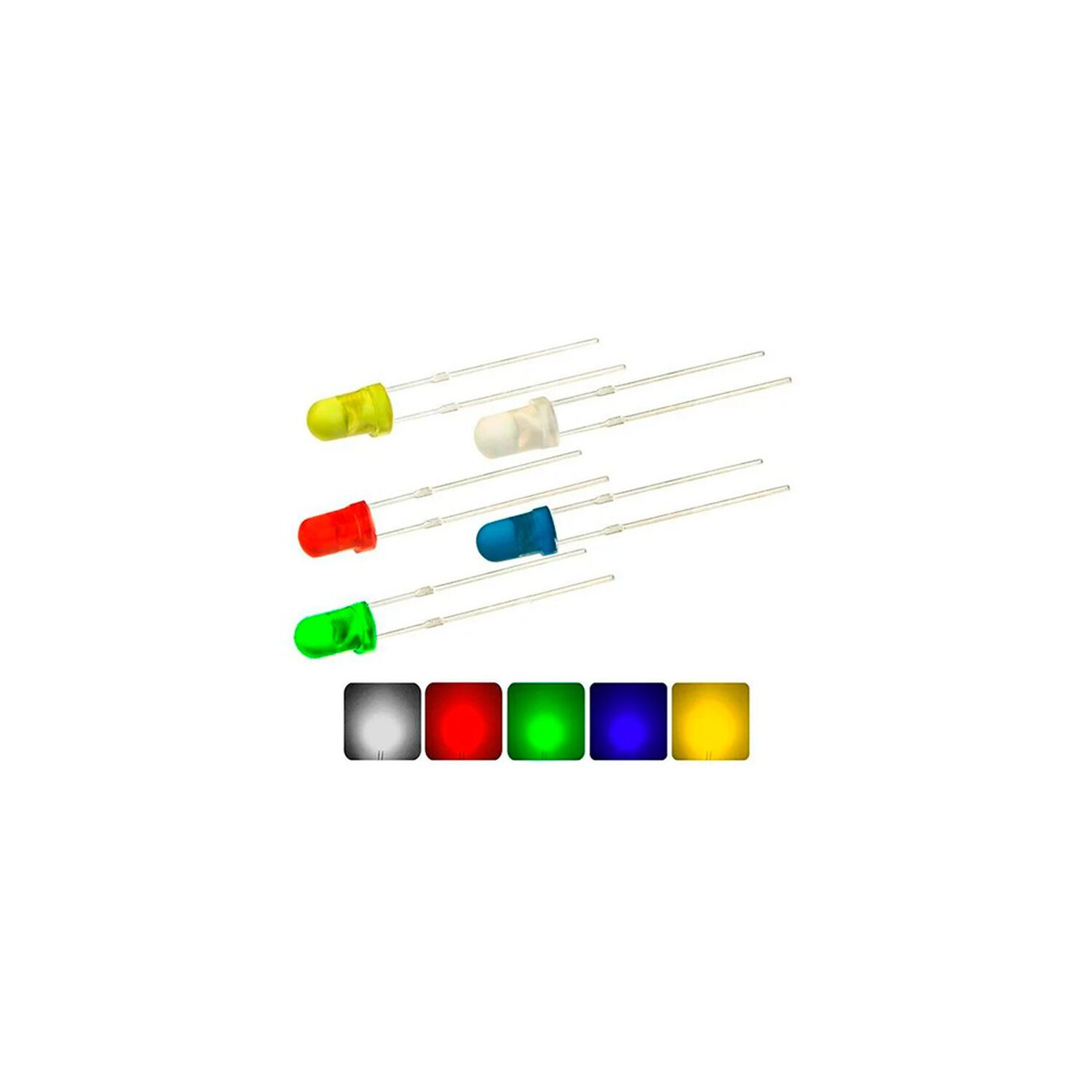 Kit 50 Diodos Leds De 5mm Ultrabrillantes image number 0.0