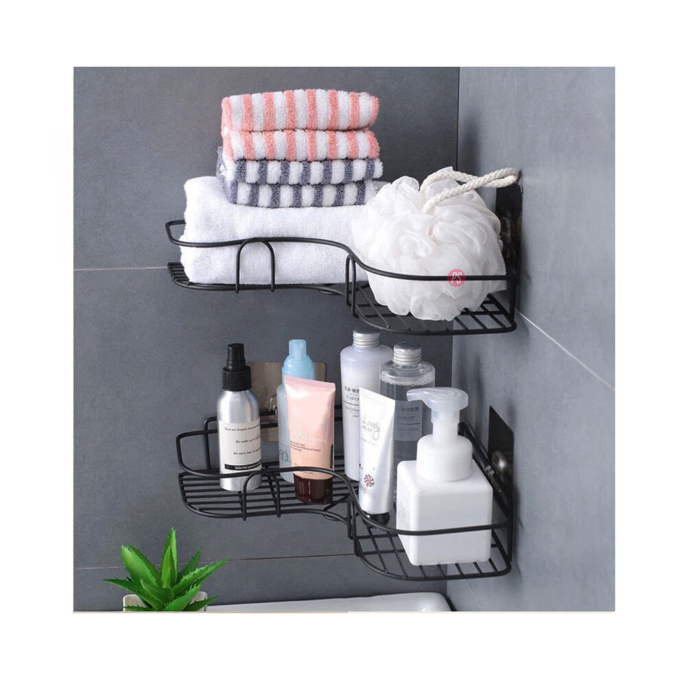 Organizador De Ducha Esquinero Adhesivo Inoxidable - Ps image number 1.0