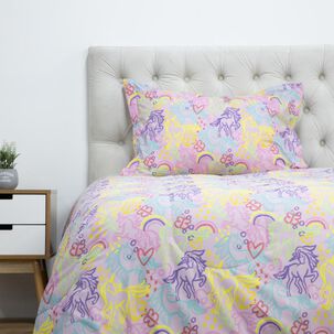 Plum&oacute;n Sherpa Casaideal Kids Unicolor / 1.5 Plazas