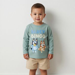 Polera Ml Toddlero Personajes Bluey