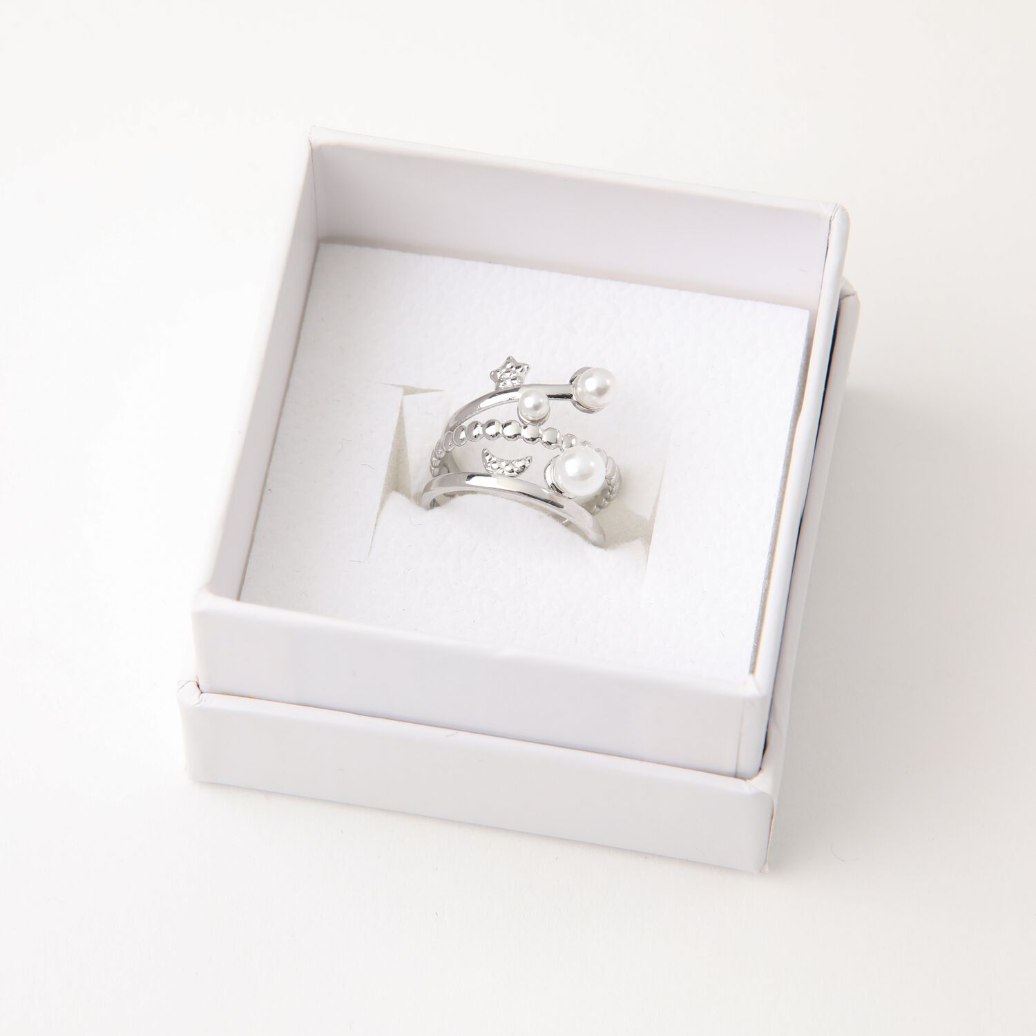 Anillo 19v69 Plateado Mujer Str166 image number 2.0