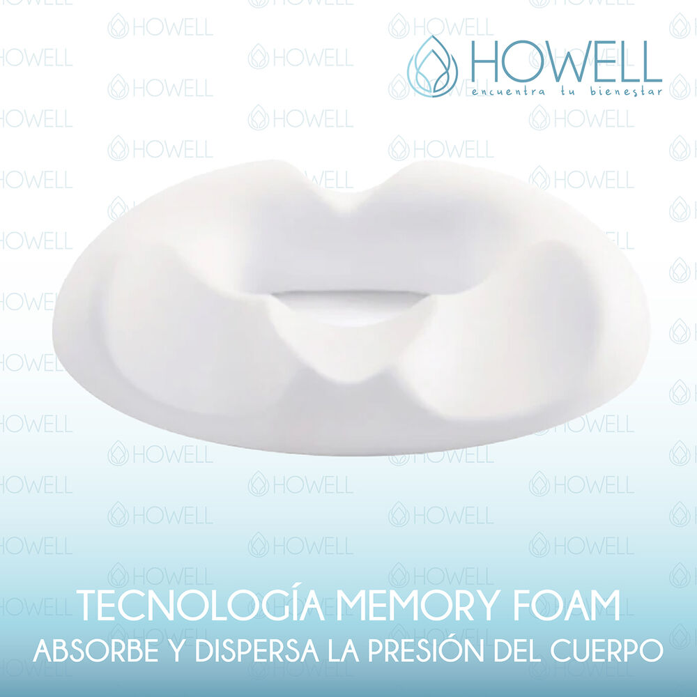 Cojín Antiescaras Picarón Ortopédico Howell Asiento Memoria image number 7.0