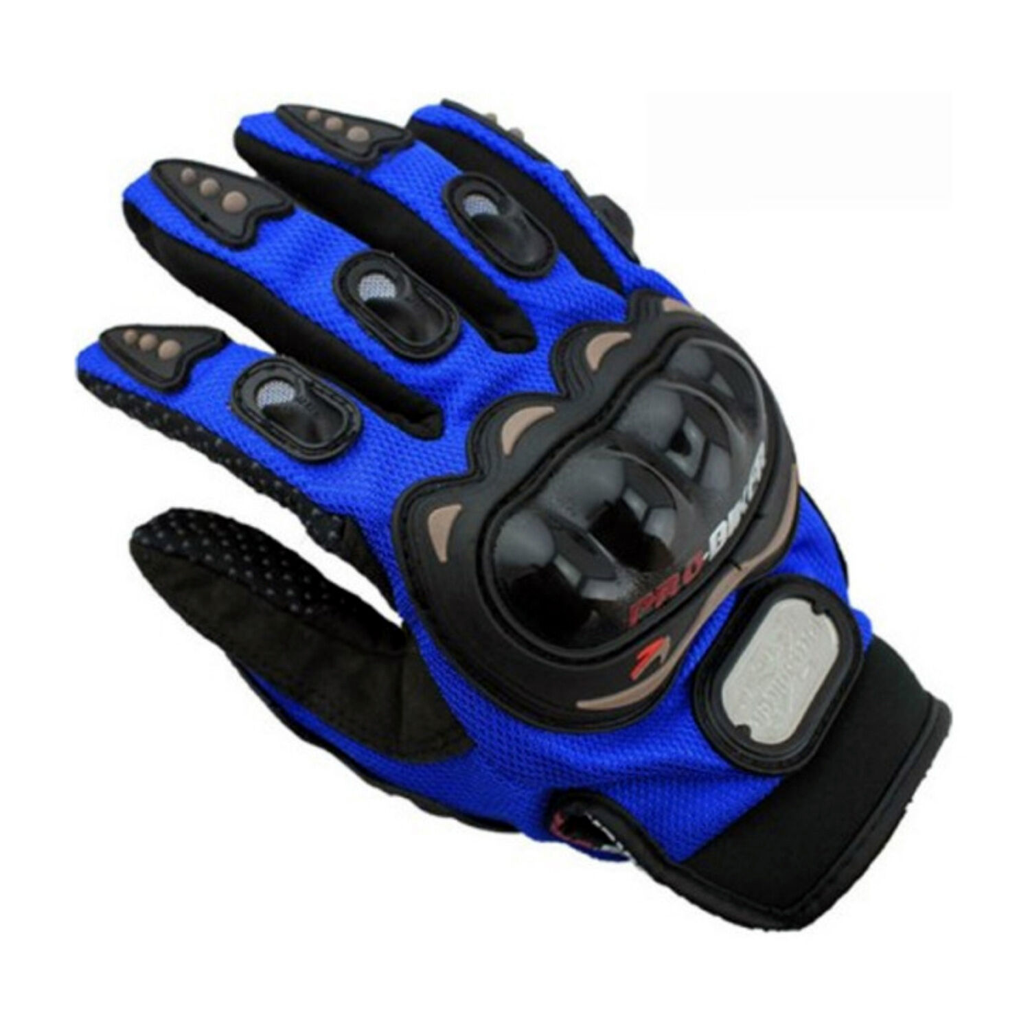 Guantes Para Moto Protecci&oacute;n Pvc Color Azul - Ps image number 0.0