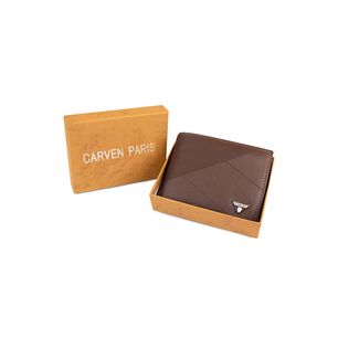 Billetera Hombre Enzo Caf&eacute; Con Monedero Carven Paris