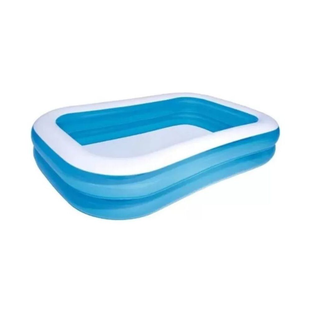 Piscina Inflable Rectangular De 200x140x40cm Verano Niños image number 2.0