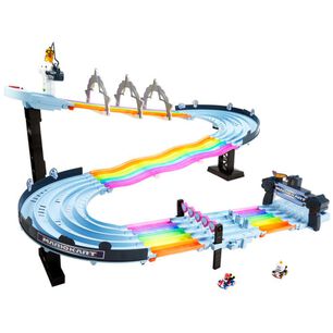 Autopista Hotwheels Gxx41 Hw Mario Kart Rainbow Road