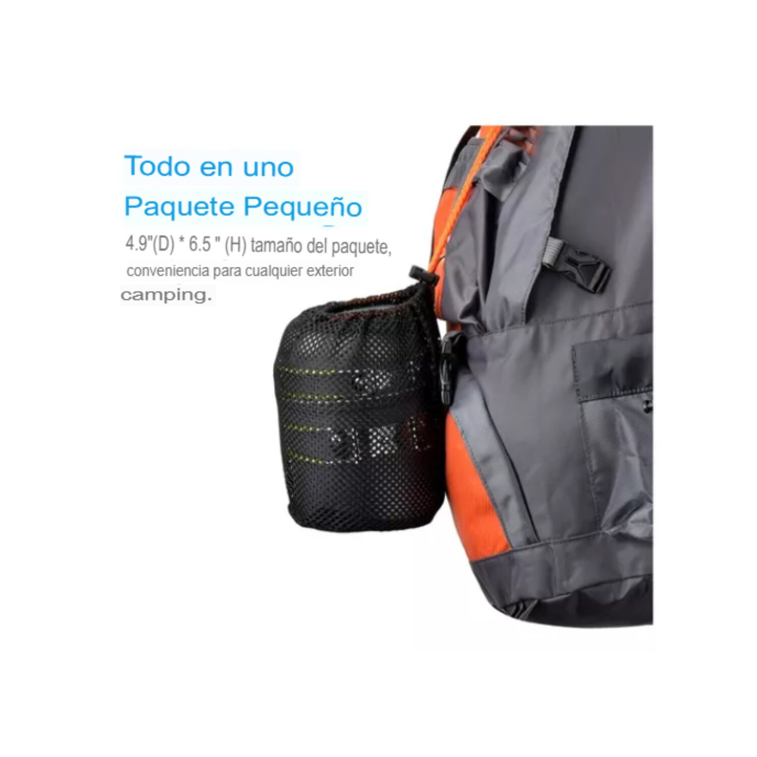 Set Ollas Camping Con Cocinilla Cubiertos 7 Piezas Acampada image number 11.0