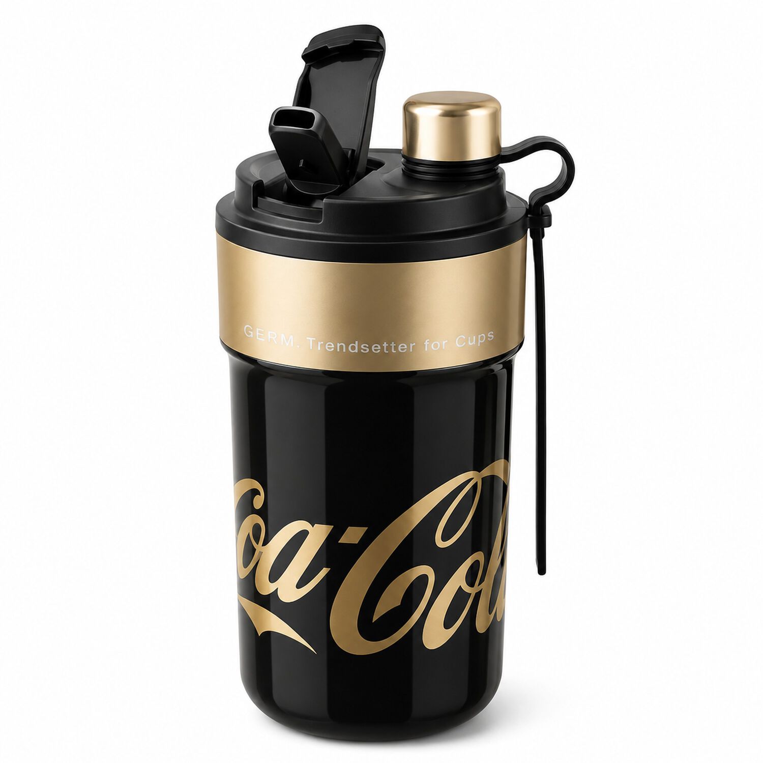 Vaso T&eacute;rmico Mug Germ Coca-cola Acero Inoxidable 650ml Black image number 1.0