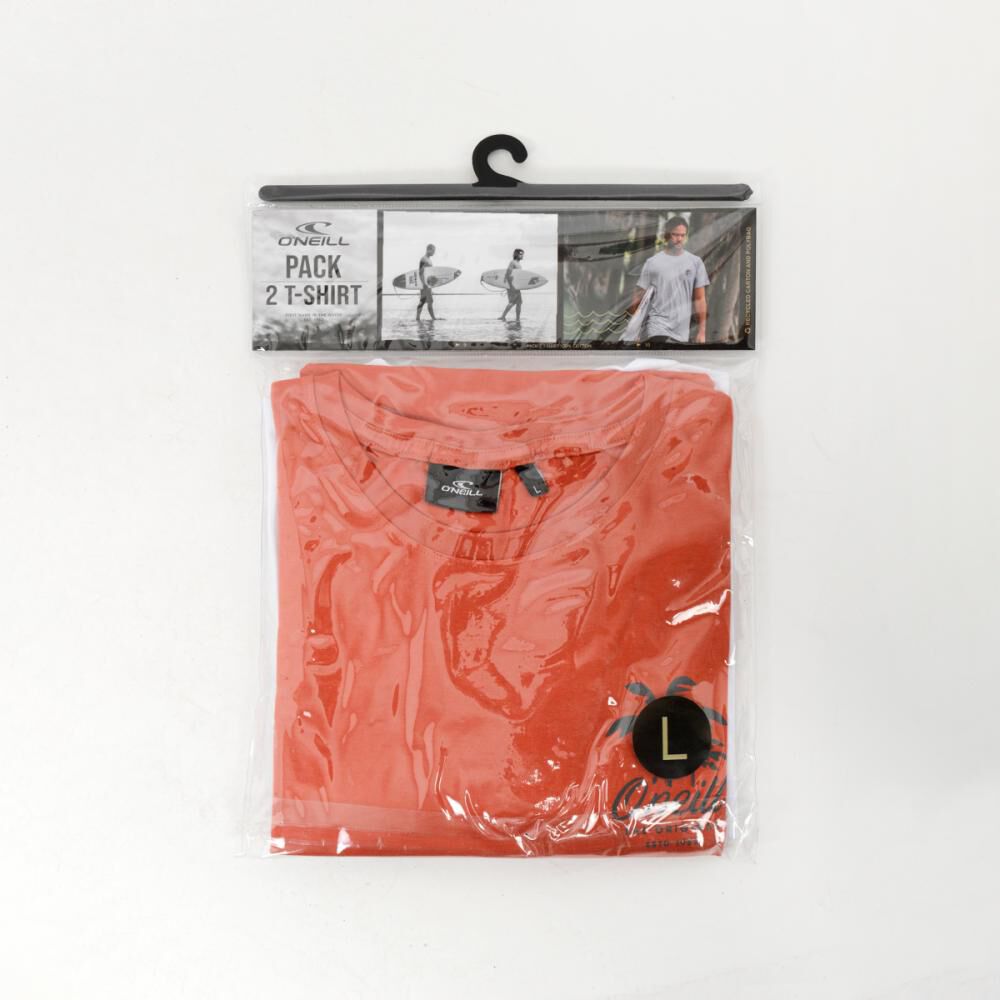 Pack Polera Manga Corta Cuello Redondo Hombre O'neill image number 4.0