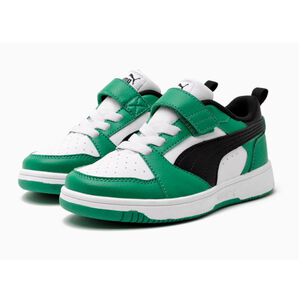 Zapatilla Infantil Unisex Puma Rebound V6 Lo Ac+ Ps Blanco