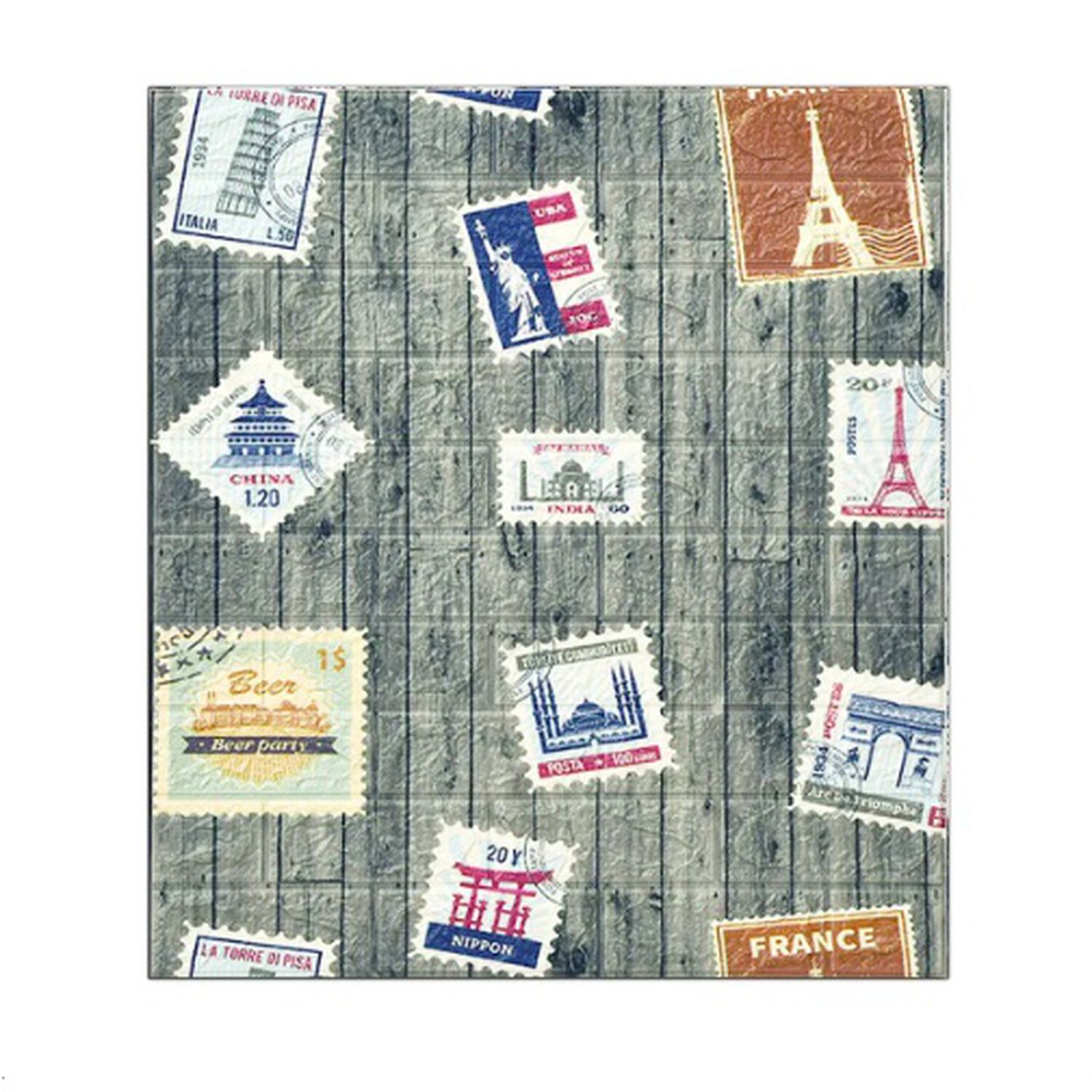 Pack 10 Lamina Papel Mural Autoadhesivo 3d Ladrillo Estampas image number 1.0