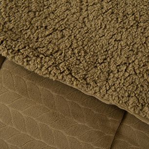Plum&oacute;n Sherpa Mashini Corduroy Coral / 1.5 Plazas