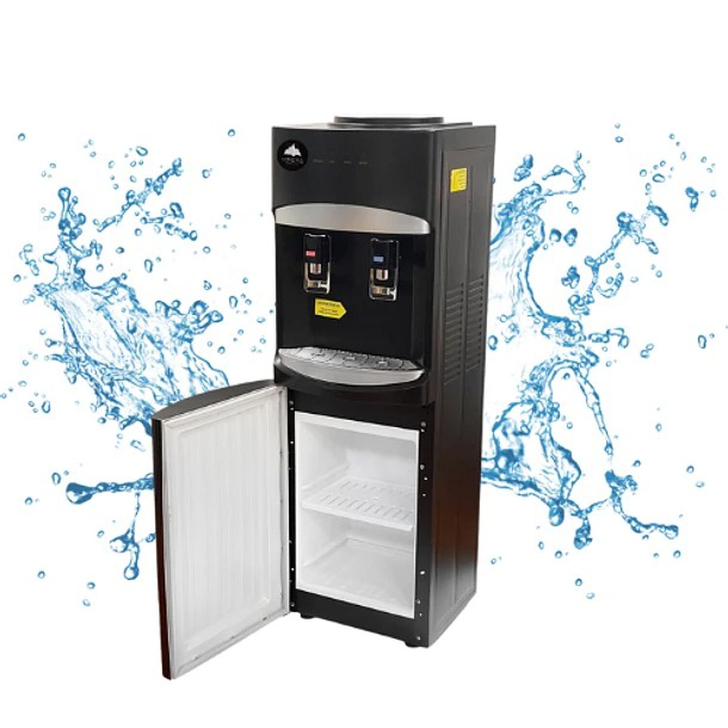 Dispensador De Agua Compresor 2 Llaves C/gaveta Gris Premium image number 1.0