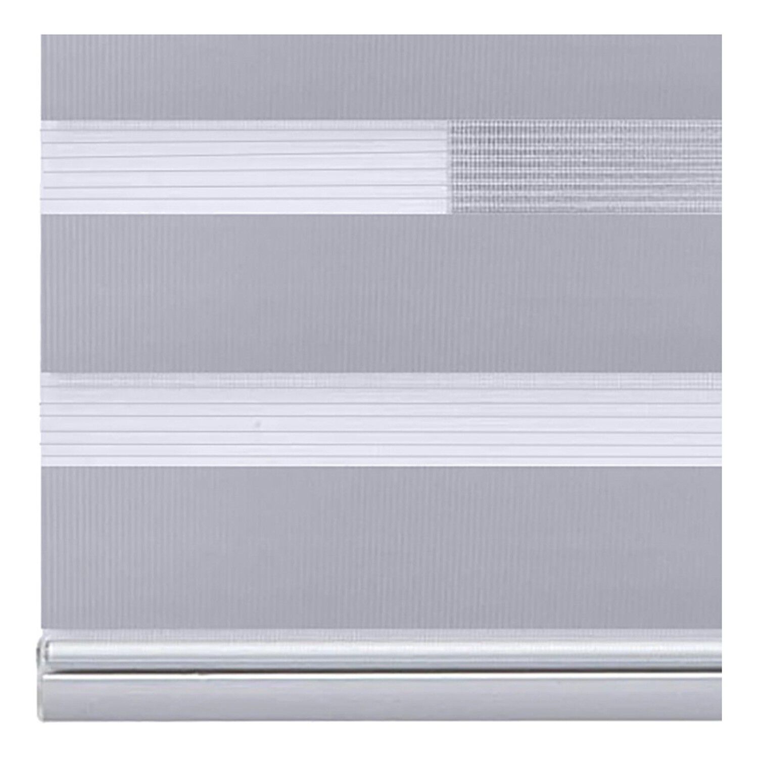 Cortina Roller Duo Zebra 100x180cm Gris Noche Y D&iacute;a image number 4.0