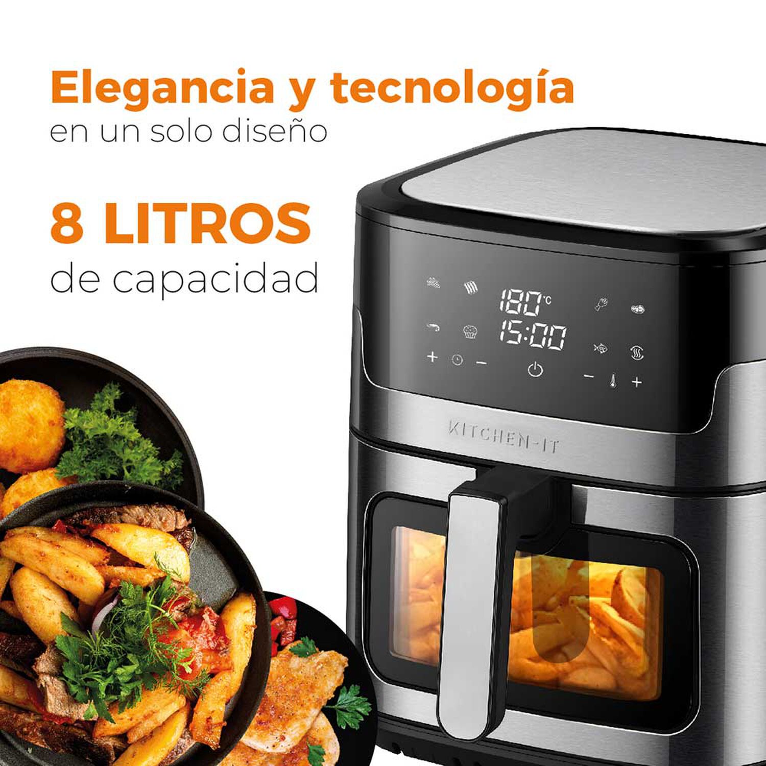 Freidora De Aire Luxe Edition 8l image number 6.0