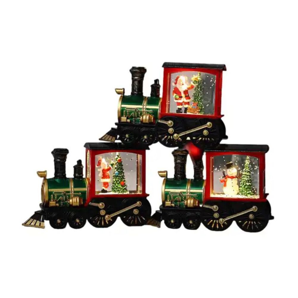 Adornos Navide&ntilde;os Tren M&aacute;gico De Navidad Santa Viejo Pascua image number 2.0