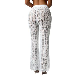 Pantalon Playero Tejido Cordon Delantero Pareo