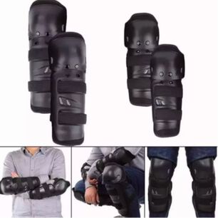Set Rodilleras Y Coderas Articuladas Protecci&oacute;n Talla M