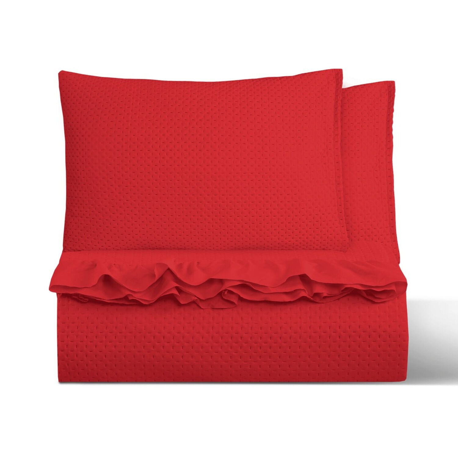 Cubrecama Quilt Reversible Queen 220 X 240 Cm Rojo - Magic Collection Martin&eacute; image number 0.0