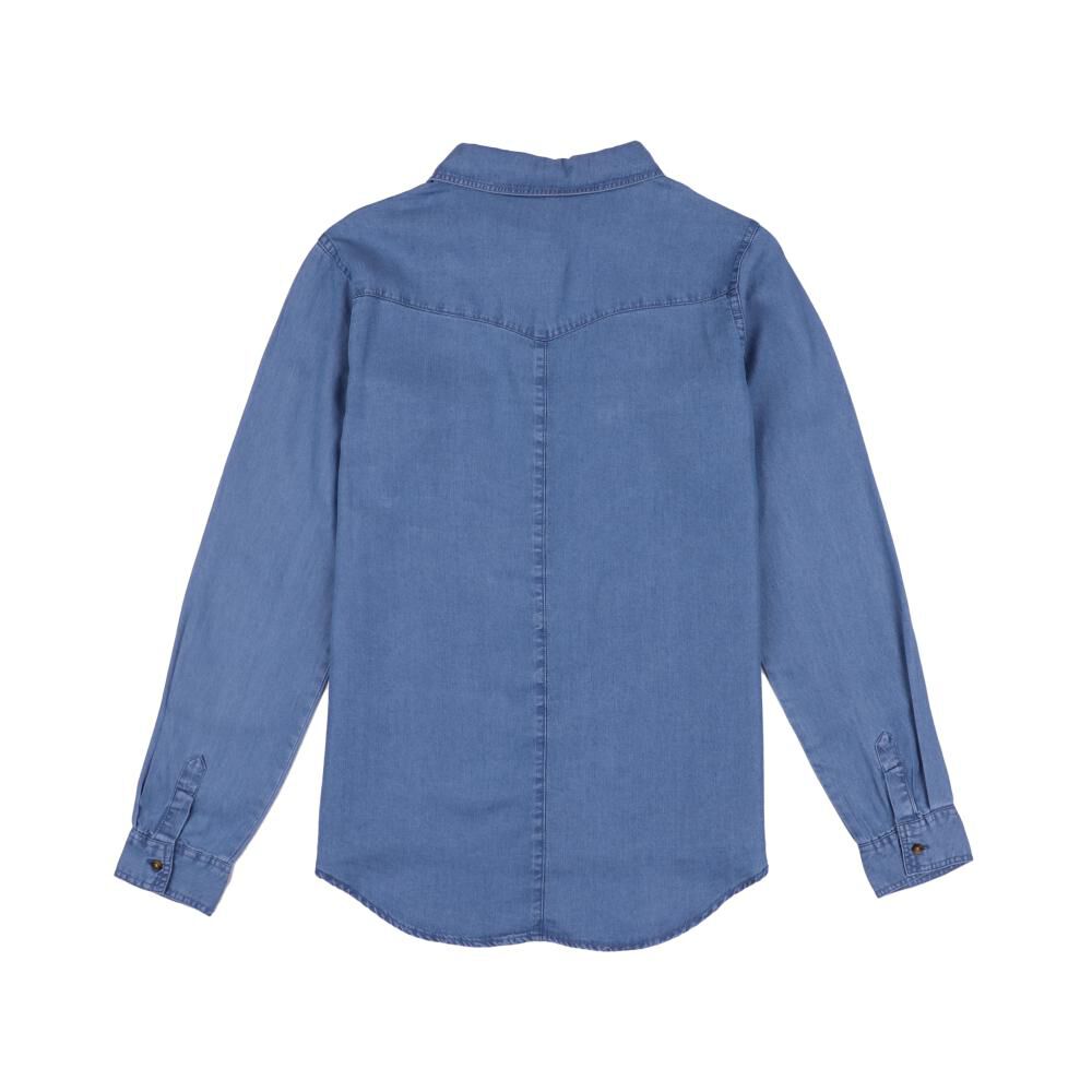 Blusa Denim Regular Manga Larga Mujer Geeps image number 1.0