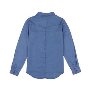Blusa Denim Regular Manga Larga Mujer Geeps