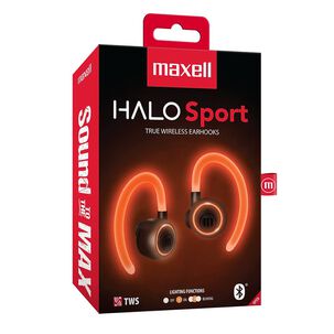 Aud&iacute;fonos Deportivos Inal&aacute;mbricos Maxell Bluetooth Tws Halo Con Iluminaci&oacute;n