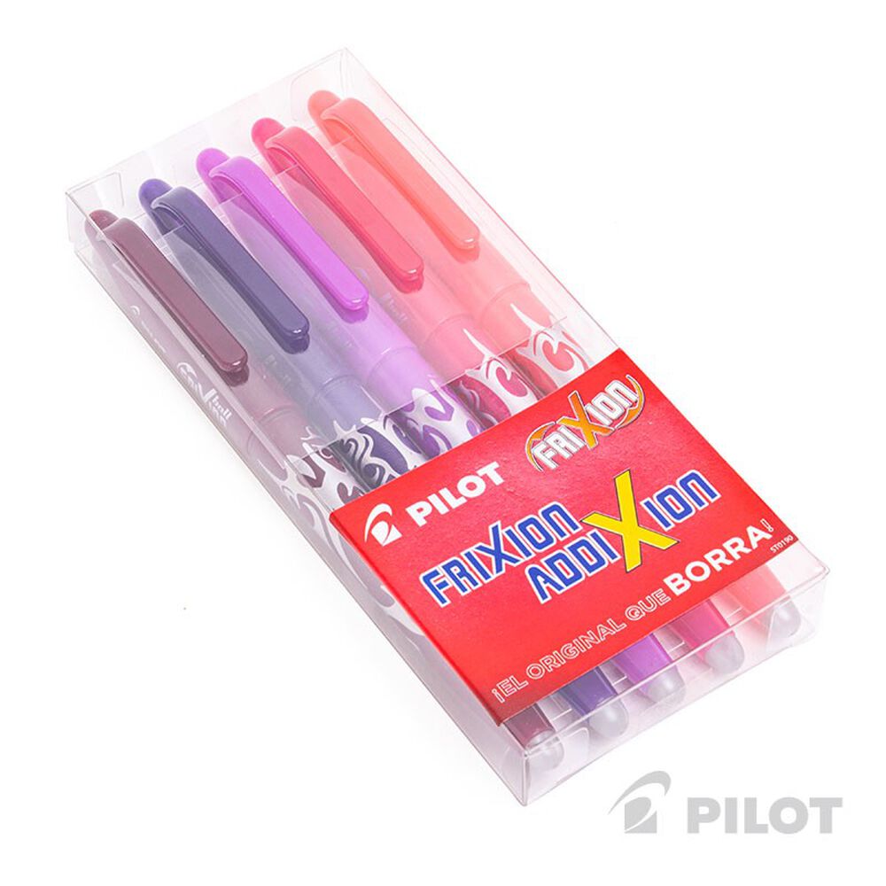 L&aacute;pices Frixion Addixion Ball 5 Unidades 5 Colores image number 2.0
