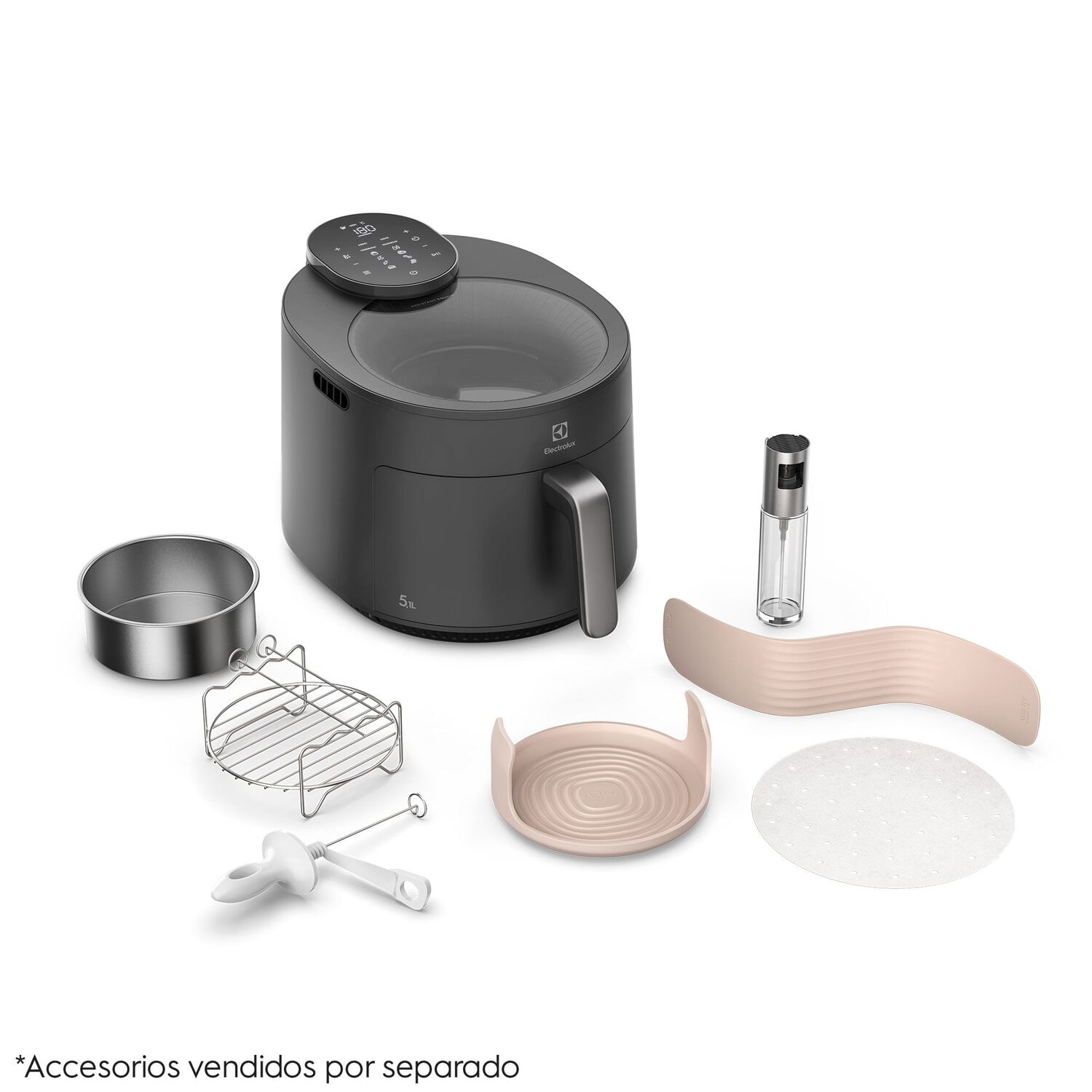 Freidora De Aire 5,1l Panel Digital Visor 360 1500w Eaf170 image number 9.0