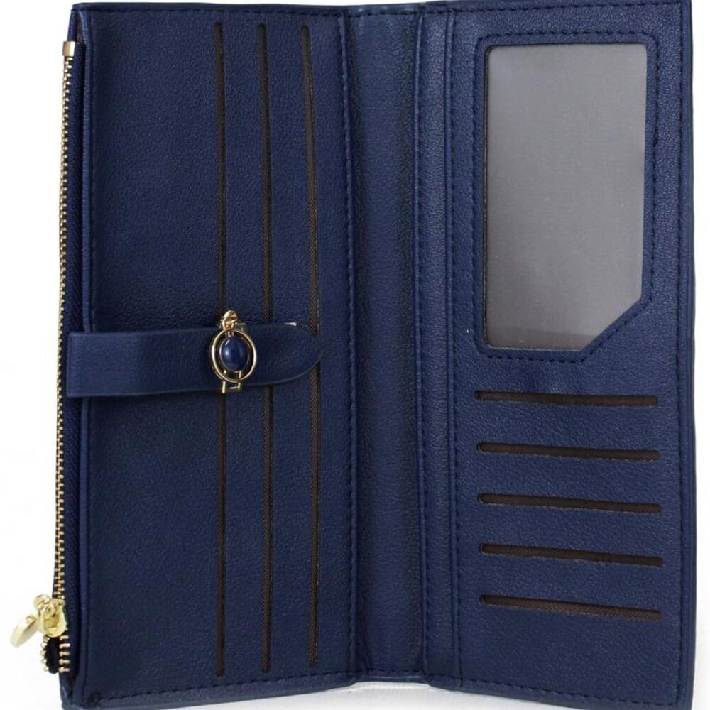 Billetera De Mujer Jolie Azul Carven image number 2.0