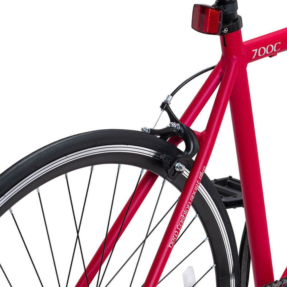Bicicleta Hefesto Rojo Urbana Aro 700c image number 3.0