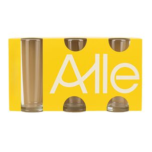 Set 6 Vasos Altos Montecarlo Tragos Bebidas Allegra 340ml
