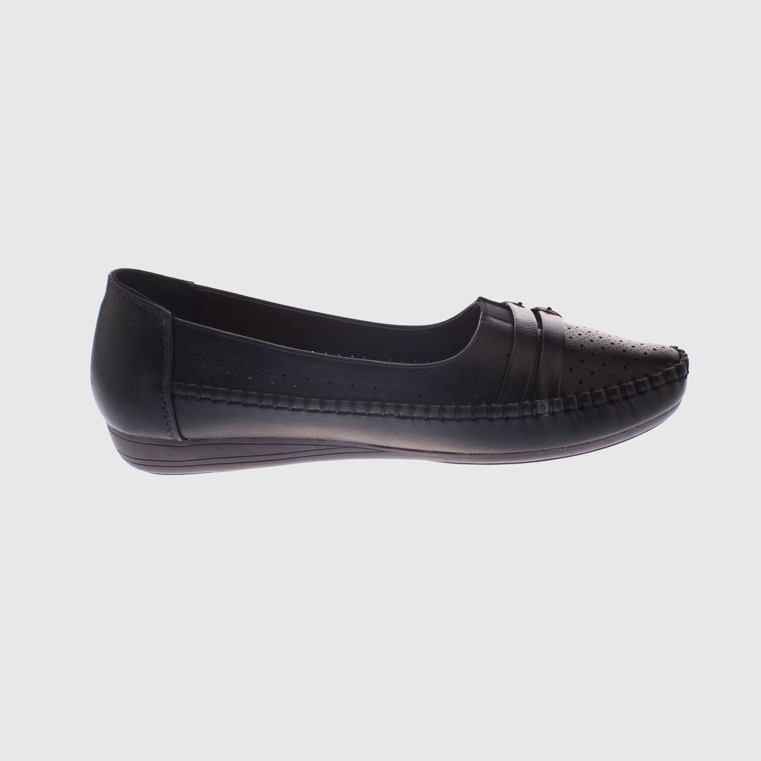 Mocas&iacute;n Negro Modelo Italiano Art. 5ask64243black image number 2.0