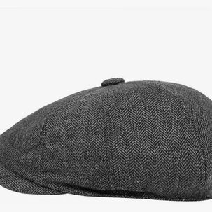 Boina Invierno Hombre Elegante Gris