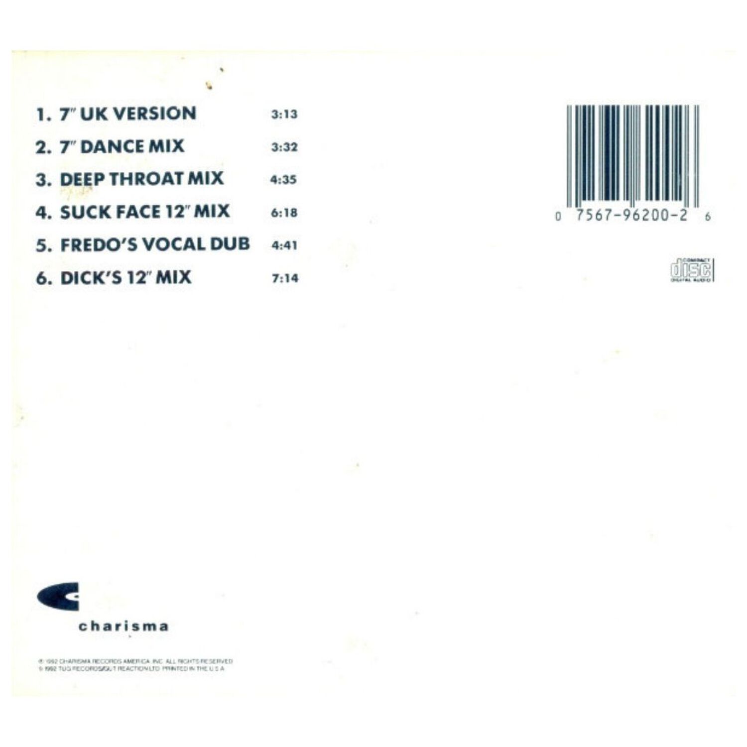 Right Said Fred - Don't Talk Just Kiss | Cd Single image number 1.0