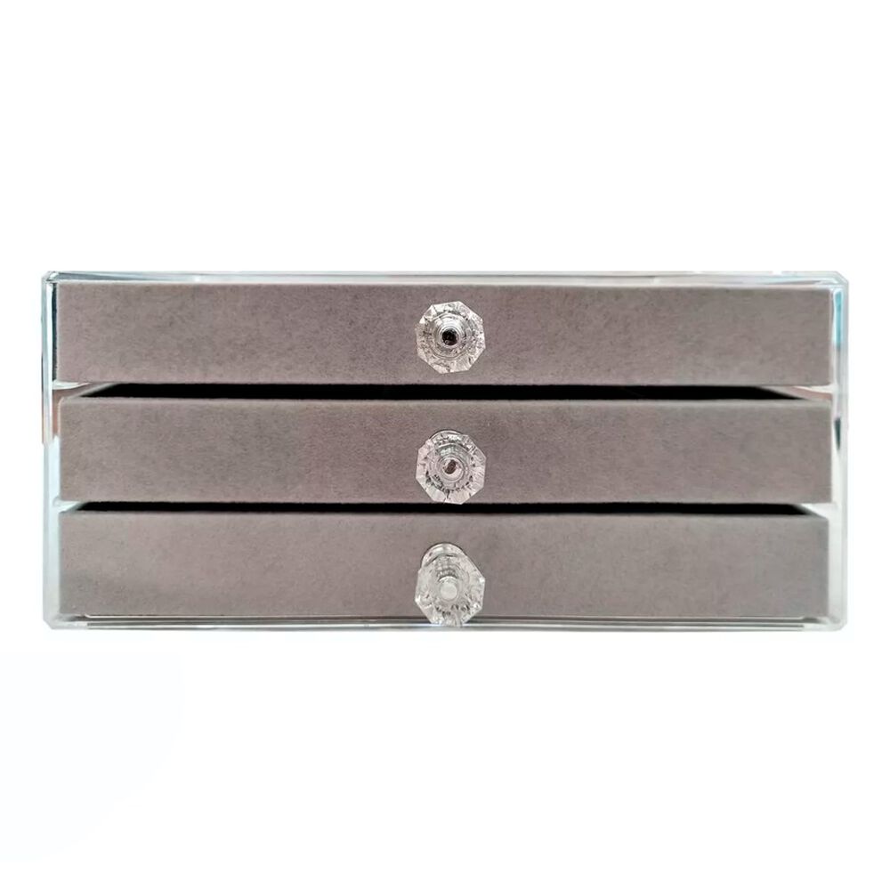 Organizador De Acr&iacute;lico Con 3 Bandejas Para Guardar Joyas image number 6.0