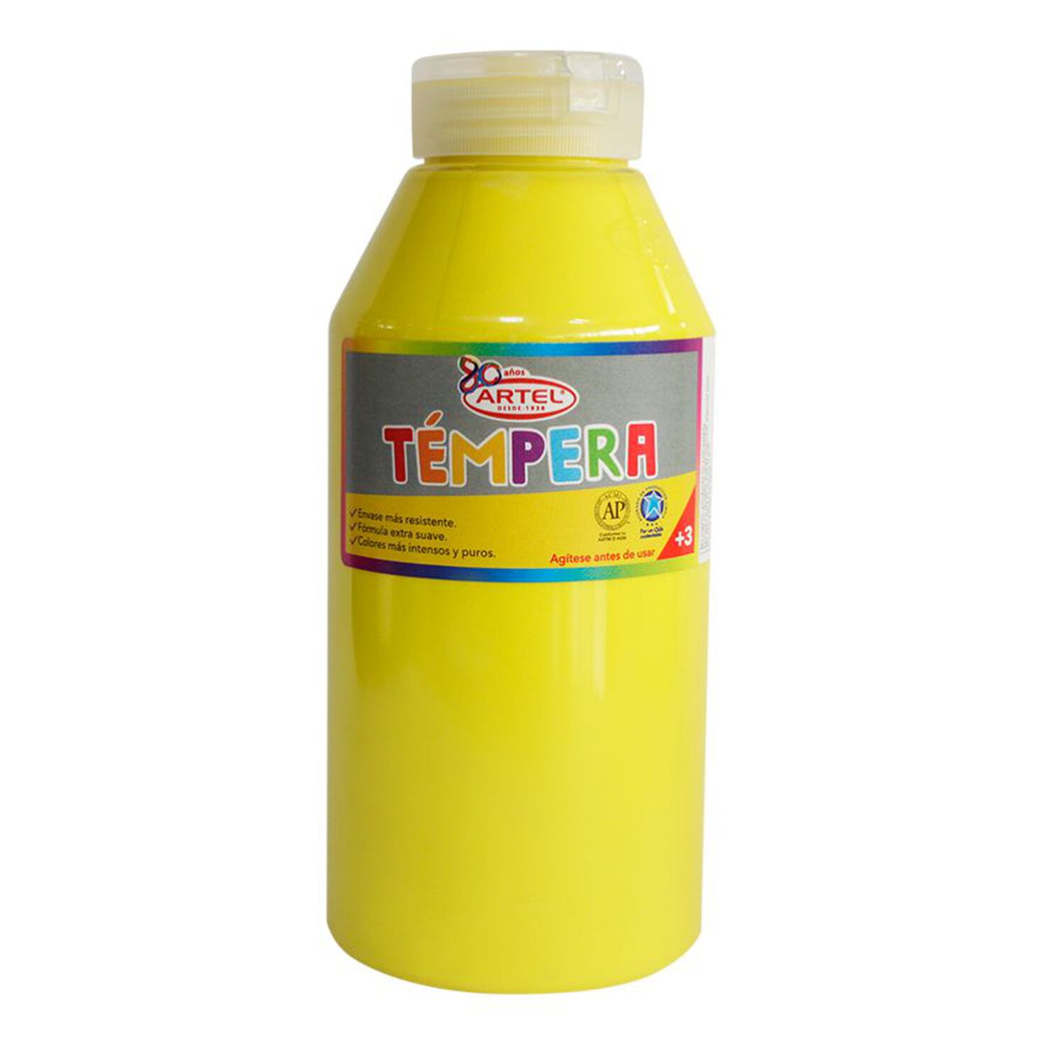 Frasco 500ml Tempera Amarillo Limon 72 image number 0.0